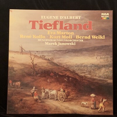 D'ALBERT Tiefland - Marton, Kollo, Moll, JANOWSKI - RCA ST 3LP BOX 1983 germany