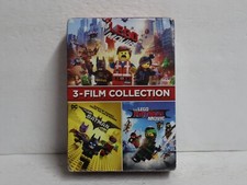 THE LEGO MOVIE 3-MOVIE COLLECTION DVD, 2018, 3-Disc Set New/Sealed