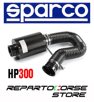 AIRBOX FILTRO ARIA SPORTIVO SPARCO "HP300" - 030HP300 - UNIVERSALE VERO CARBONIO - Bild 1 von 4