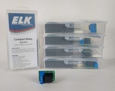 Elk-912 Compact Relays 5-pack. SPDT 12 Volts D.C. Activation