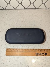 Tommy Hilfiger Navy Blue Eye Glasses Sunglasses Hard Clam Shell Case