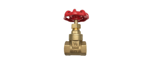 1 in. FIP x FIP Heavy Pattern Brass Threaded Gate Valve