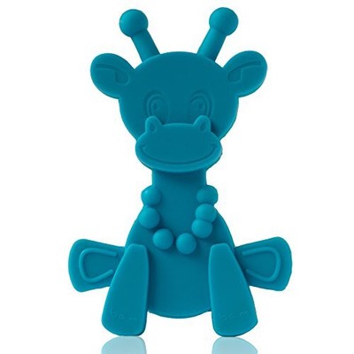 Baby Teething Toy Extraordinaire - Little Bambam Giraffe Teether Toys by . Cyan