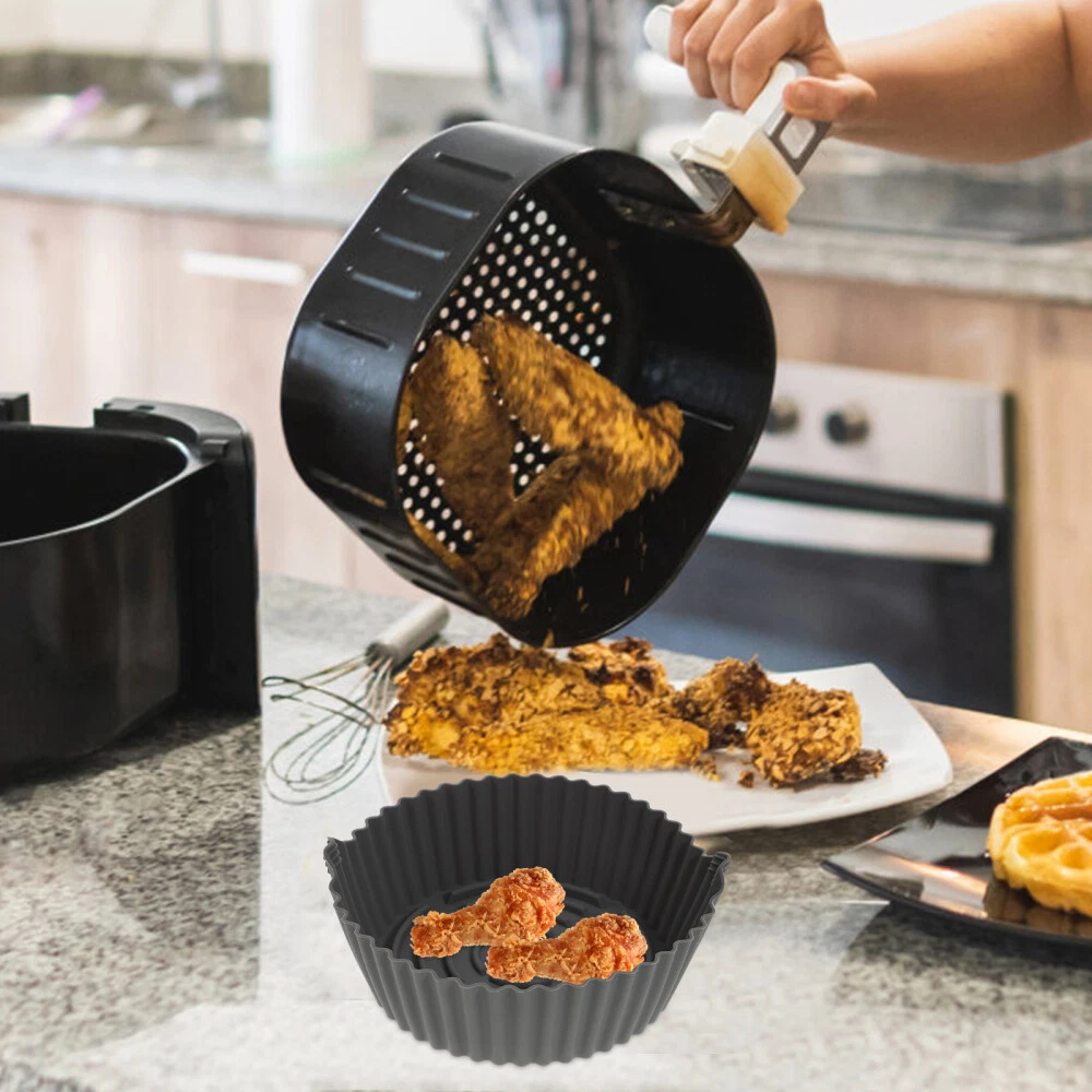 Air Fryer Accessories Silicone Bakeware Grill Basket Liner Mat