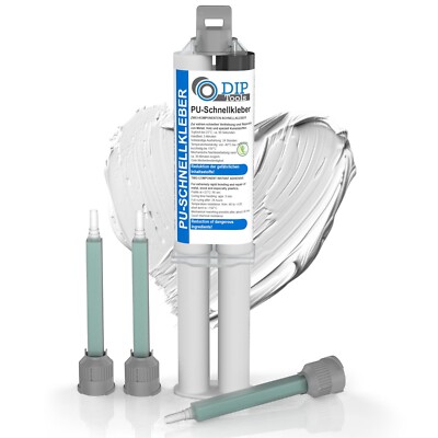 DIP-Tools PU-Schnellkleber 25g, 2K, schnelltrocknend, für Metall & Kunststoff