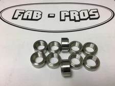 O2 Oxygen Sensor STEPPED Nut Recess Bung M18 X 1.5 Threads - Stainless - 10-Pack