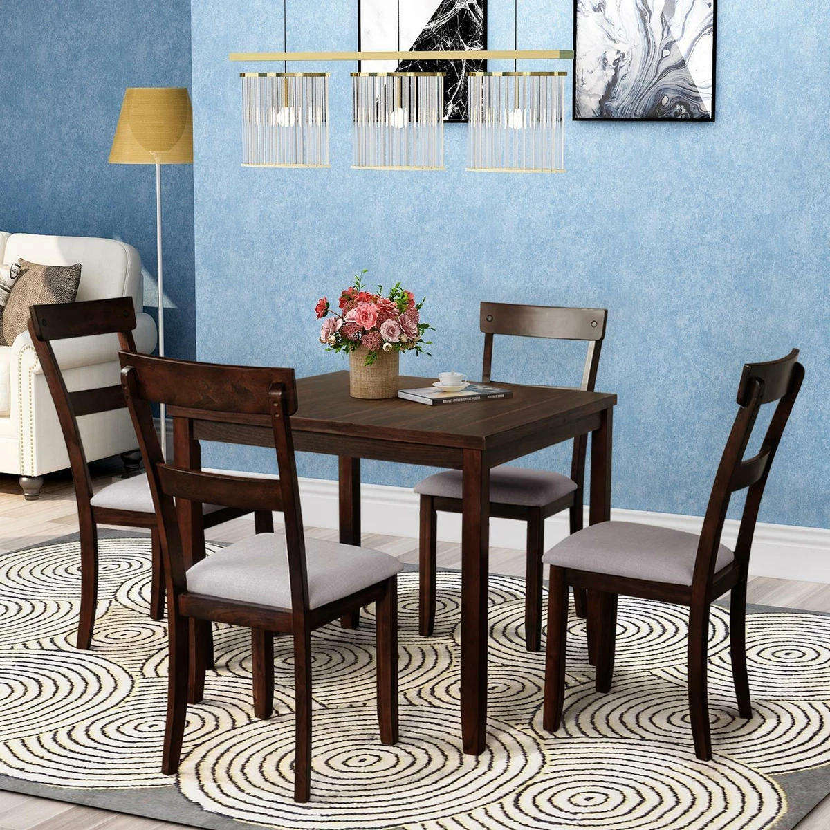 4 seater industrial dining table outlet