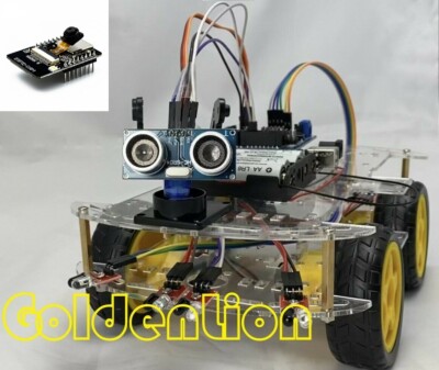 GoldenLion 4WD Smart Car Kit UNO R3 Roboter Bausatz Version C (mit Camera)