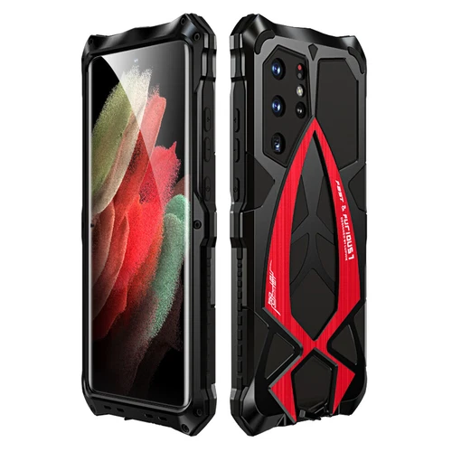 Custodia Armor per Samsung S25 Ultra Metal Bumper Resistente Full Body - Foto 7 di 28