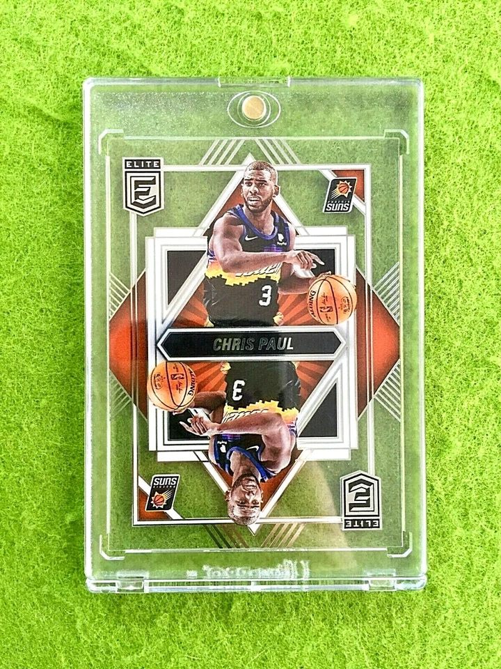 CHRIS PAUL CLEAR CARD JERSEY #3 SUNS SP 2021-22 Donruss Elite DECK Chris Paul SP