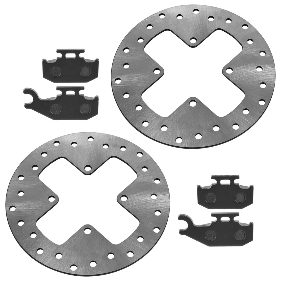 Rotor de disco de freno delantero y pastillas de freno para Can Am Outlander 400 2003-2014 705600603 Foto 4 de 4