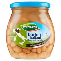 Valfrutta Fagioli Borlotti,Italienische Borlotti-Bohnen,Gekochte Bohnen,570G