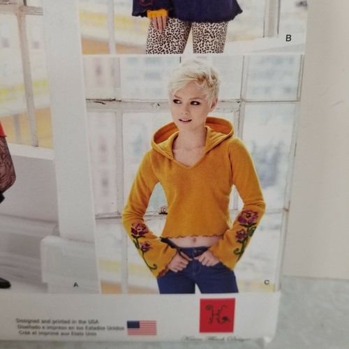 Simplicity Pattern S0469 Misses Knit Dress Tunic Top size 4 - 12 Hooded Uncut - Picture 4 of 7