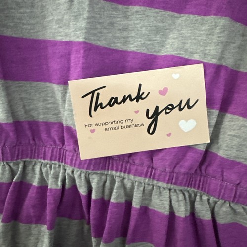 Old Navy Girls Gray Striped Flare Shirt 6X Long Sleeve EUC - Picture 9 of 9