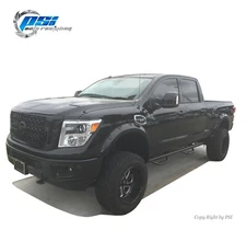 Paintable Pop-Out Bolt Fender Flares Fits Nissan Titan XD 2016-2021 Full Set 