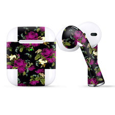 Skins Wraps compatible for Apple Airpods Rose Floral Trendy