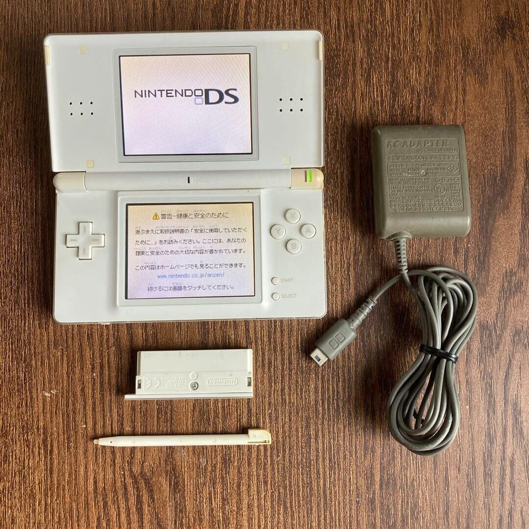 Nintendo DS Lite Crystal White USG-001 Game console Handheld