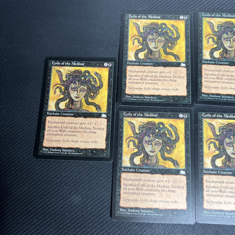 Coils of the Medusa Weatherlight MTG Magic the Gathering Black Playset English 7 - Image 3 of 4