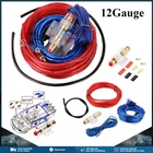 Car Audio Cable Set 1500W Amp Amplifier Install RCA Subwoofer Sub Wiring 12Gauge