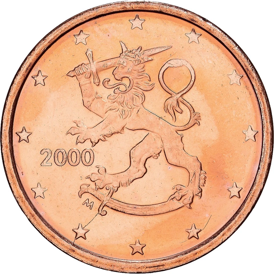 Finlande, 2 Euro Cent, 2000, Vantaa, Cuivre plaqué acier, SPL+, KM:98 - Photo 1/2