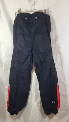 Vintage Pure Polaris Men's Black & Red Nylon Snowmobile Riding Pants Size Large - Image 1 of 3