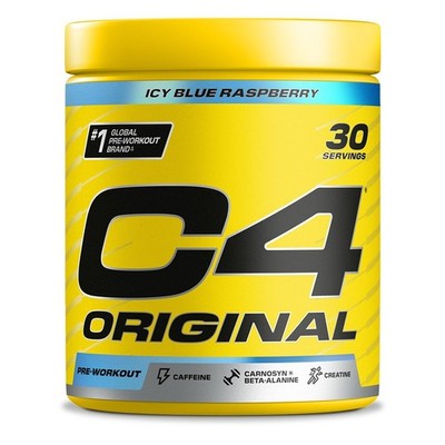 C4 Original Beta Alanin Sporternährung Großpackung vor 30 Portionen, gelb 