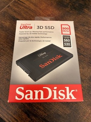 SanDisk Ultra 3D SSD 500 GB 2.5'' SATA (SDSSDH3-500G) 100% Health