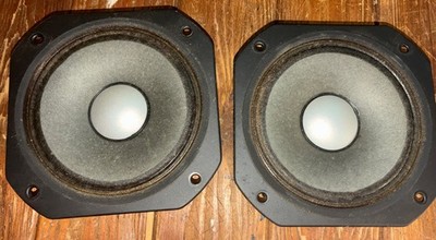 2- Sansui S-140 Mid-Range speakers. Pulled From Sansui SP-X8000