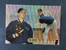 1995 Bowman's Best Refractor #14 Randy Johnson/Billy Wagner