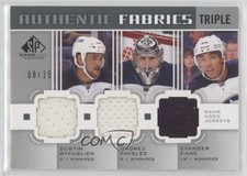 2011 SP Game Used Edition 8/25 Dustin Byfuglien Ondrej Pavelec Evander Kane 4ry