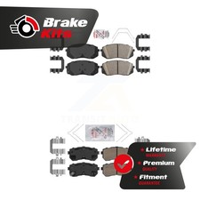 Front Rear Ceramic Disc Brake Pads Kit For 2018-2023 Hyundai Kona AWD SE Limited