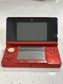 Nintendo 3DS Handheld System - Flame Red Bundle With 2 Games Lego & Spider Man