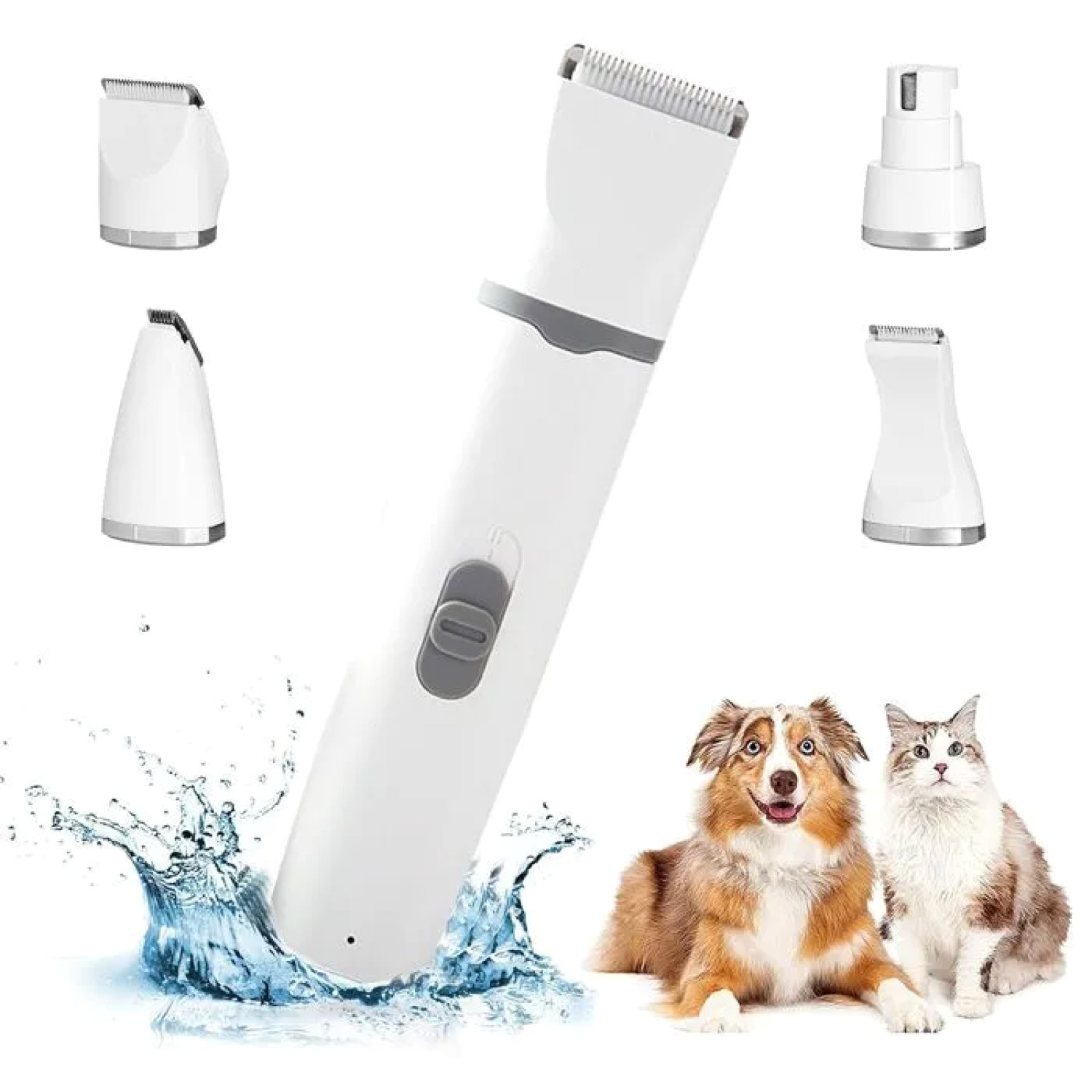 Tondeuse pour chien silencieuse pour animaux sensibles avec accessoires