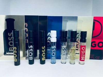 Hugo Boss Men Parfume Collection Sample Spray Vials 7pcSet