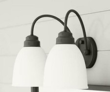 Project Source Wynfield 12.32-in 2-Light Matt...