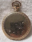 Elgin Pocket Watch 1899, Grade 196, 12s, 7j Hunting, Gold Filled, Runs #9293