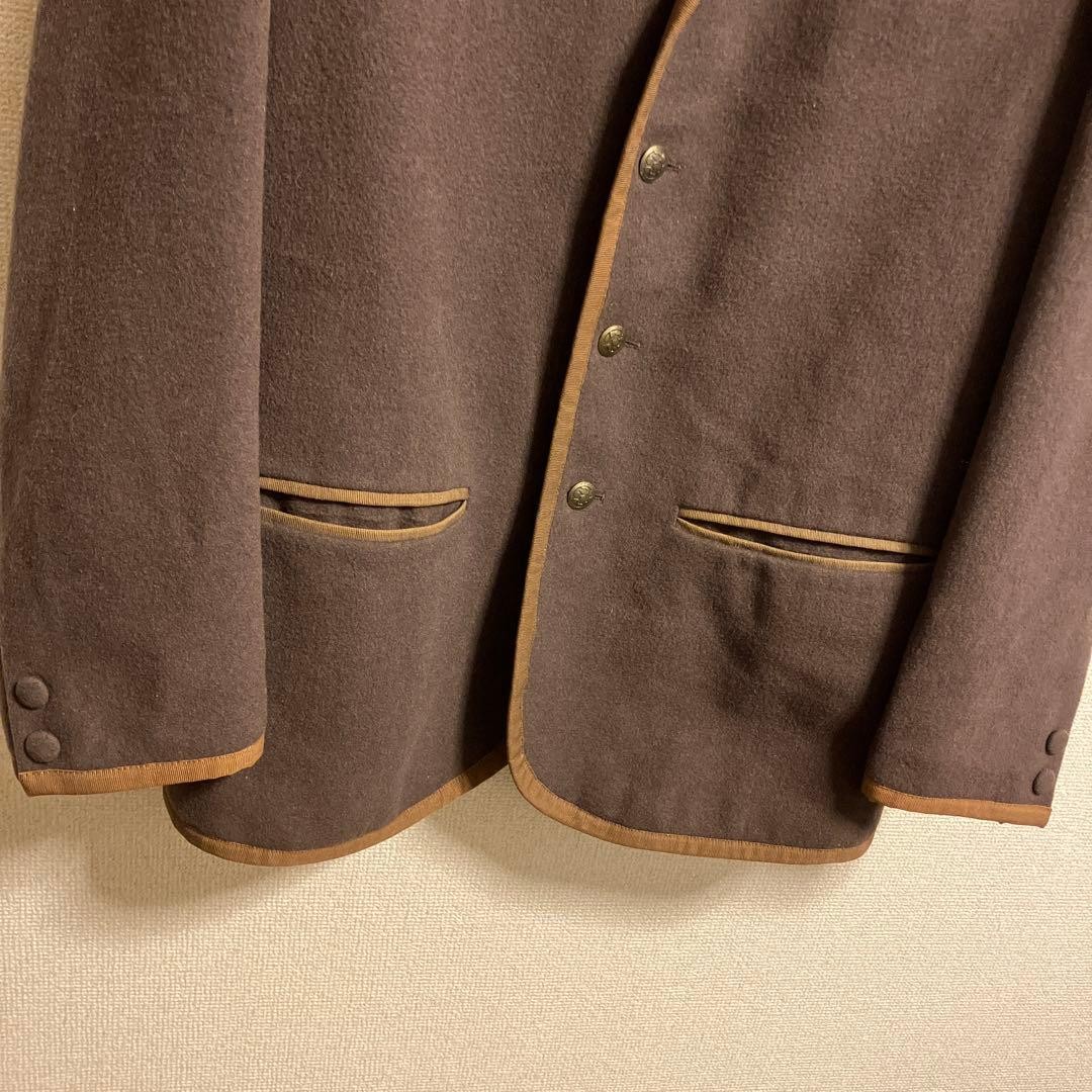 VINTAGE 90s CALUGI E GIANNELLI Made in Italy Wool Camel Tyrolean Jacket Large image 6