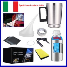 Kit Lucidatura Fari Polimero Blu 300g Rinnovo, Ripristino, Elimina Graffi