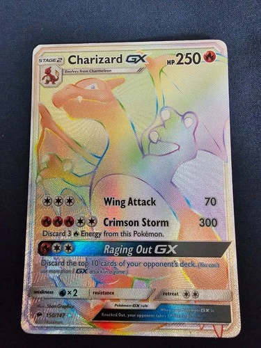 Charizard GX (Secret) 150/147 Sm-Burning Shadows Holo