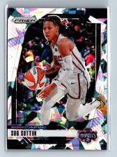 2024 Panini Prizm WNBA - Sug Sutton #51 Ice Prizms Washington Mystics