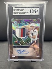 Mac Jones - 2021 Panini Spectra - Aspiring Patch Autographs /50 RC Auto RPA