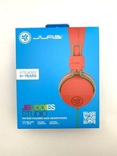 JLab JBuddies Studio On-Ear Kids Wired Headphones Orange; NEW, SEALED
