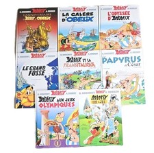  Vintage 7 Original FRENCH Asterix and Obelix Goscinny Uderzo HC 1 Paperback 