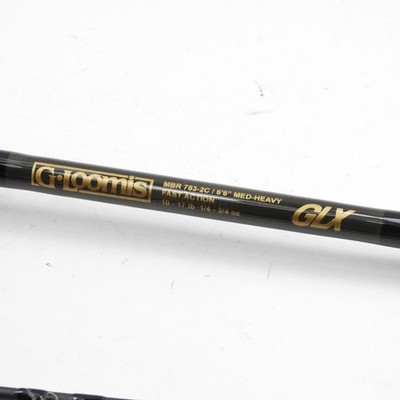 G. Loomis GLX 2-Piece Casting Rod. MBR 783-2C. 6' 6”. Med-Heavy
