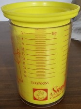 Vintage Sunshine Cookies Milmour Wonder Cup Adjustable Baking Measuring 1 Cup