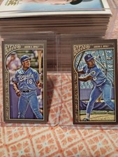 2015 (2) Topps Gypsy Queen Mini BAT One hand SP #9 Bo Jackson and base mini