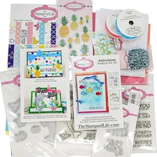 The Stamps of Life Happy Hello Kit Dolphin Dies Stamps Paper Cardstock & More