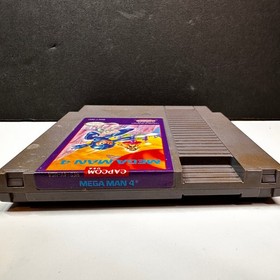 Vintage Video Game 1985 Nintendo NES Mega Man 4 Cartridge - Free Shipping