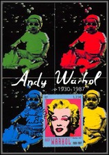 56425 N°3628 Peintre Andy Wahol Tableau (Painting) Marilyn Monroe 2003 France Ca