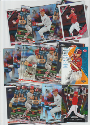 (27) card Scooter Gennett mixed lot, Cincinnati Reds star